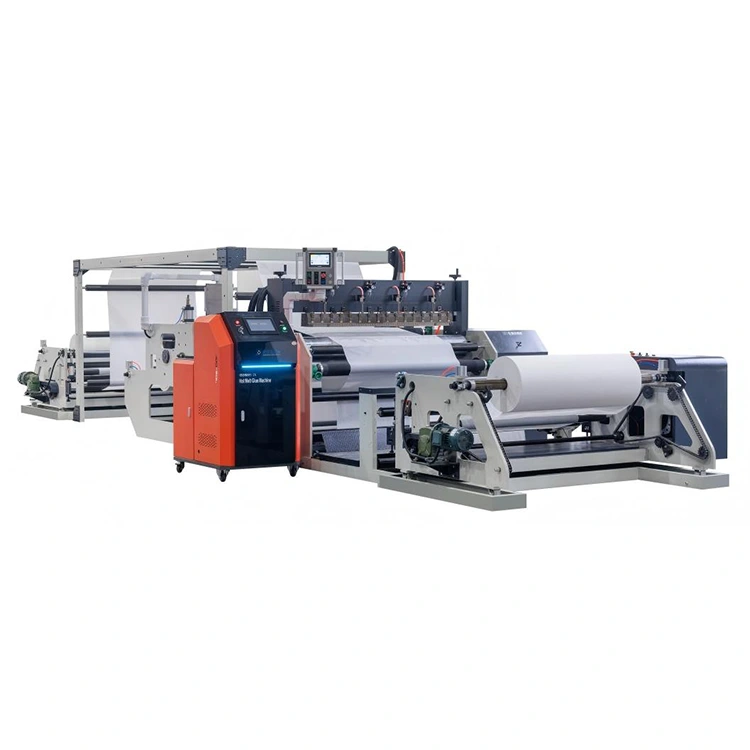 Heißschmelzkleber-Sprühlaminiermaschine